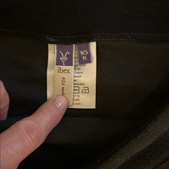 IBEX Medium Women’s Wool Black A Line Izzy Skirt Winter Warm Pockets Cabincore - Picture 2 of 10